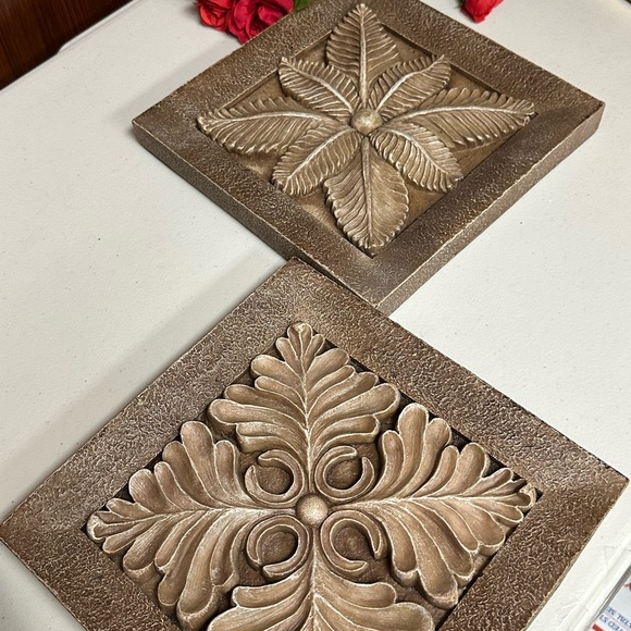 Better Home and Gardens collections Botanical leaves plaques - Picture 3 of 10